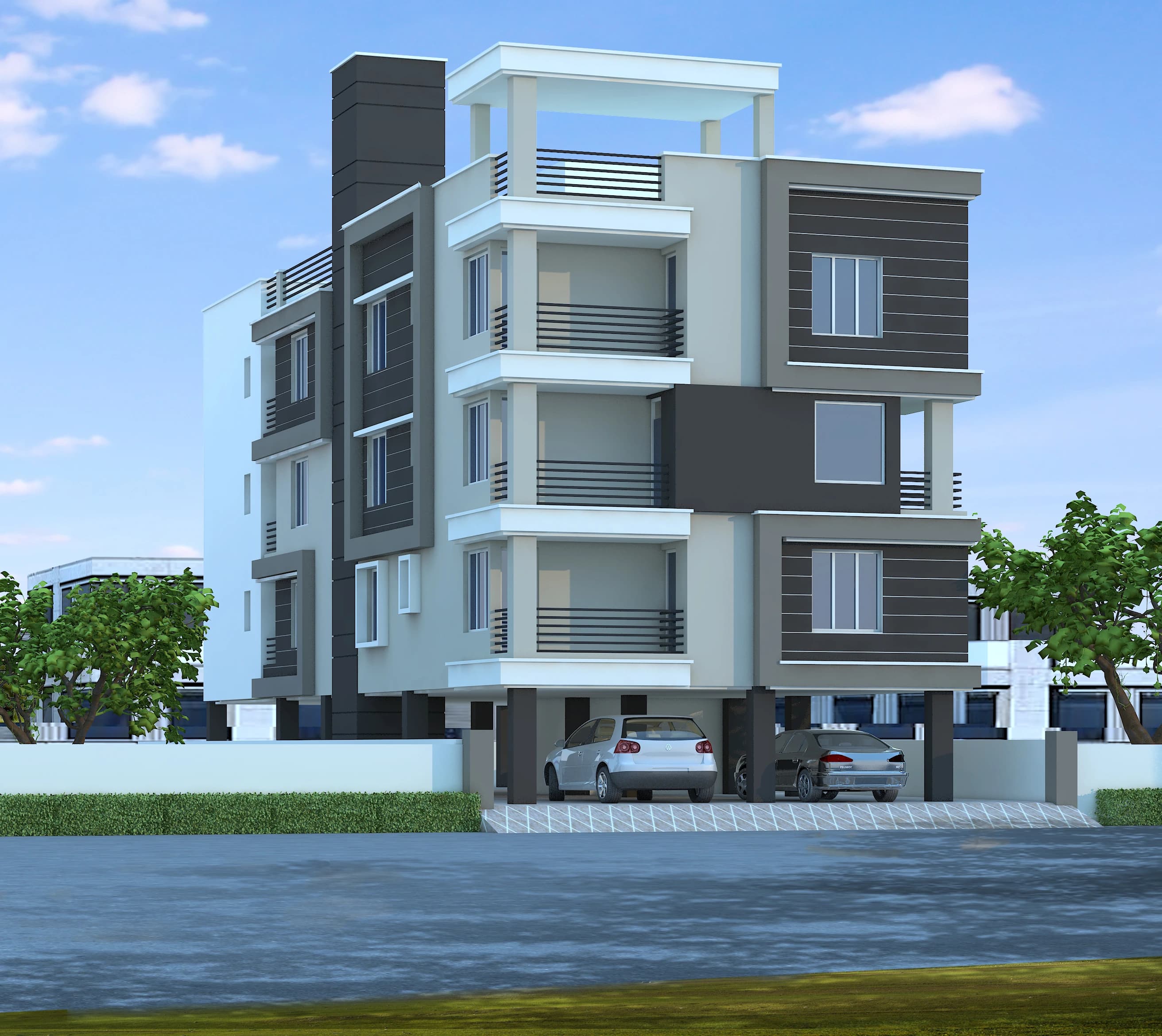 Roodraksh Amrabati Apartment