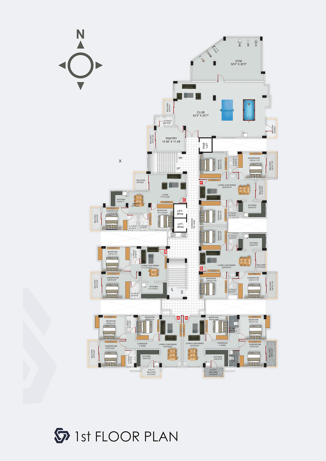 1st Floor Plan