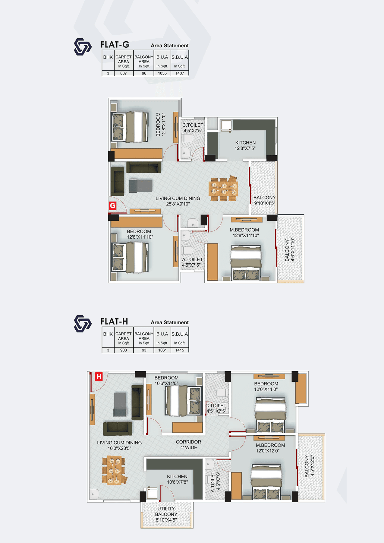 Floor G & H